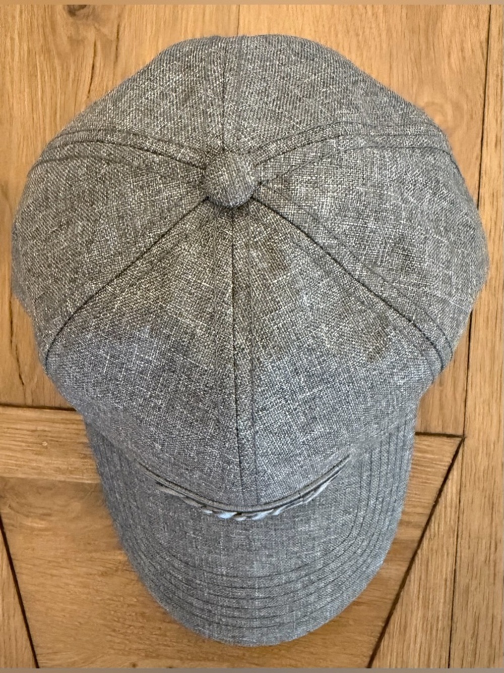 Tissot Gray Strapback Hat Minimalist Cap Adjustable NWOT - Picture 8 of 8